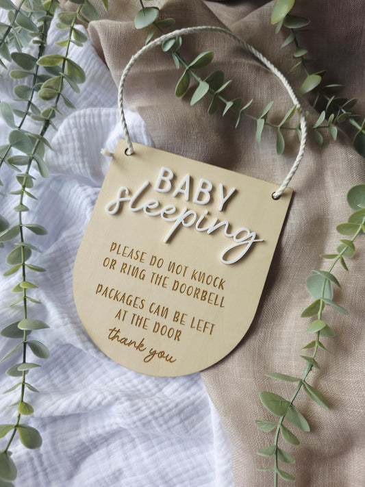 Baby is Sleeping Sign