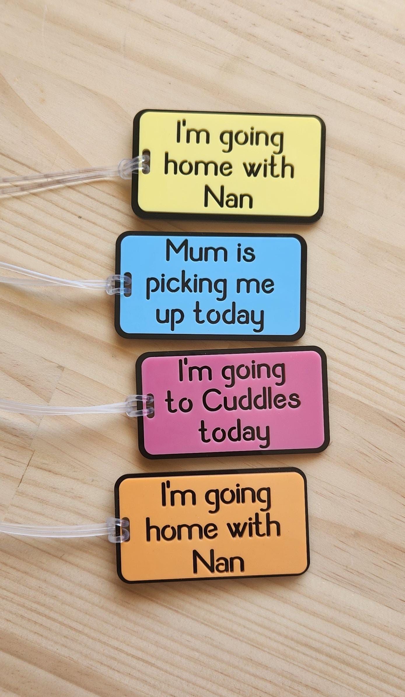 Who's Picking Me Up Today Bag Tag