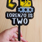 Construction Cake Topper
