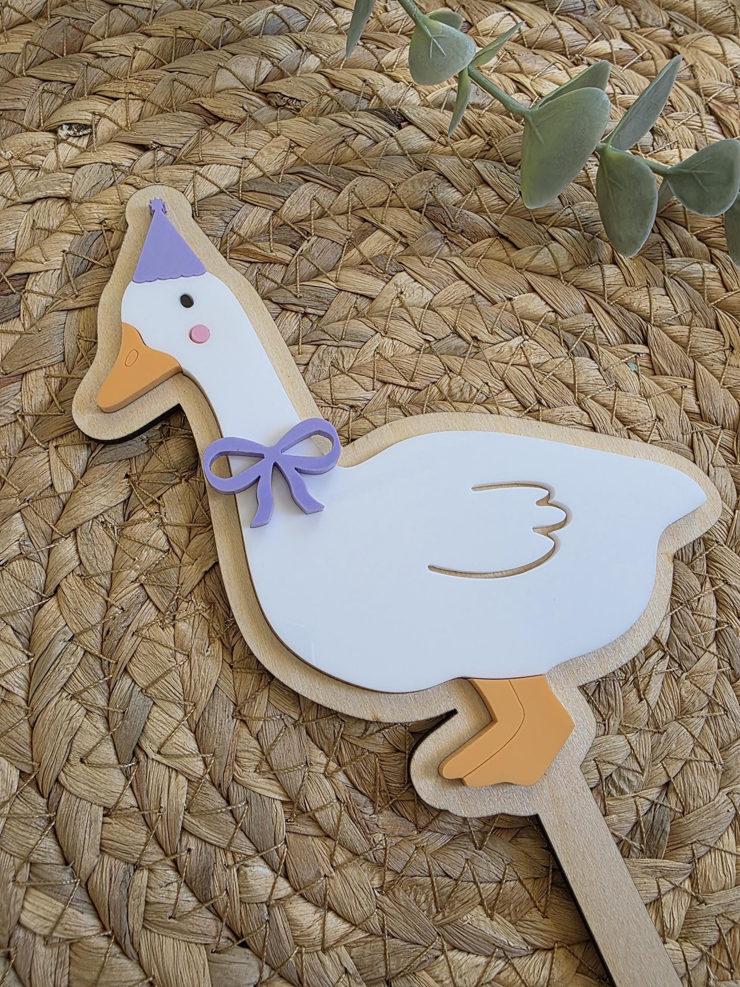 Silly Goose Cake Topper