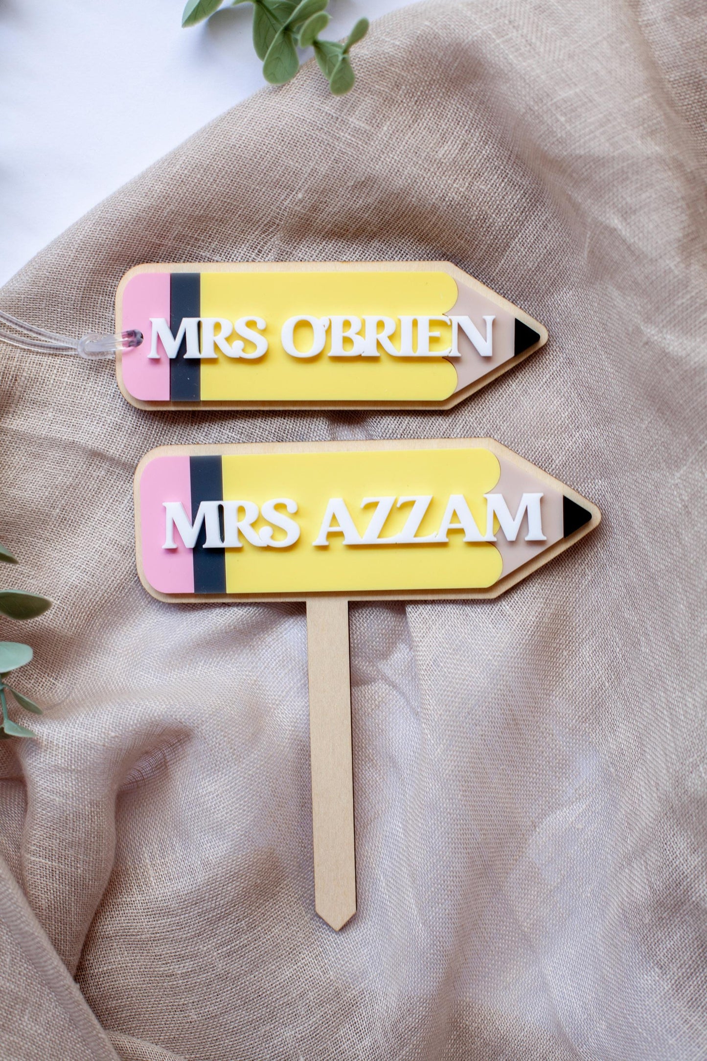 Teacher Personalised Plant Stake