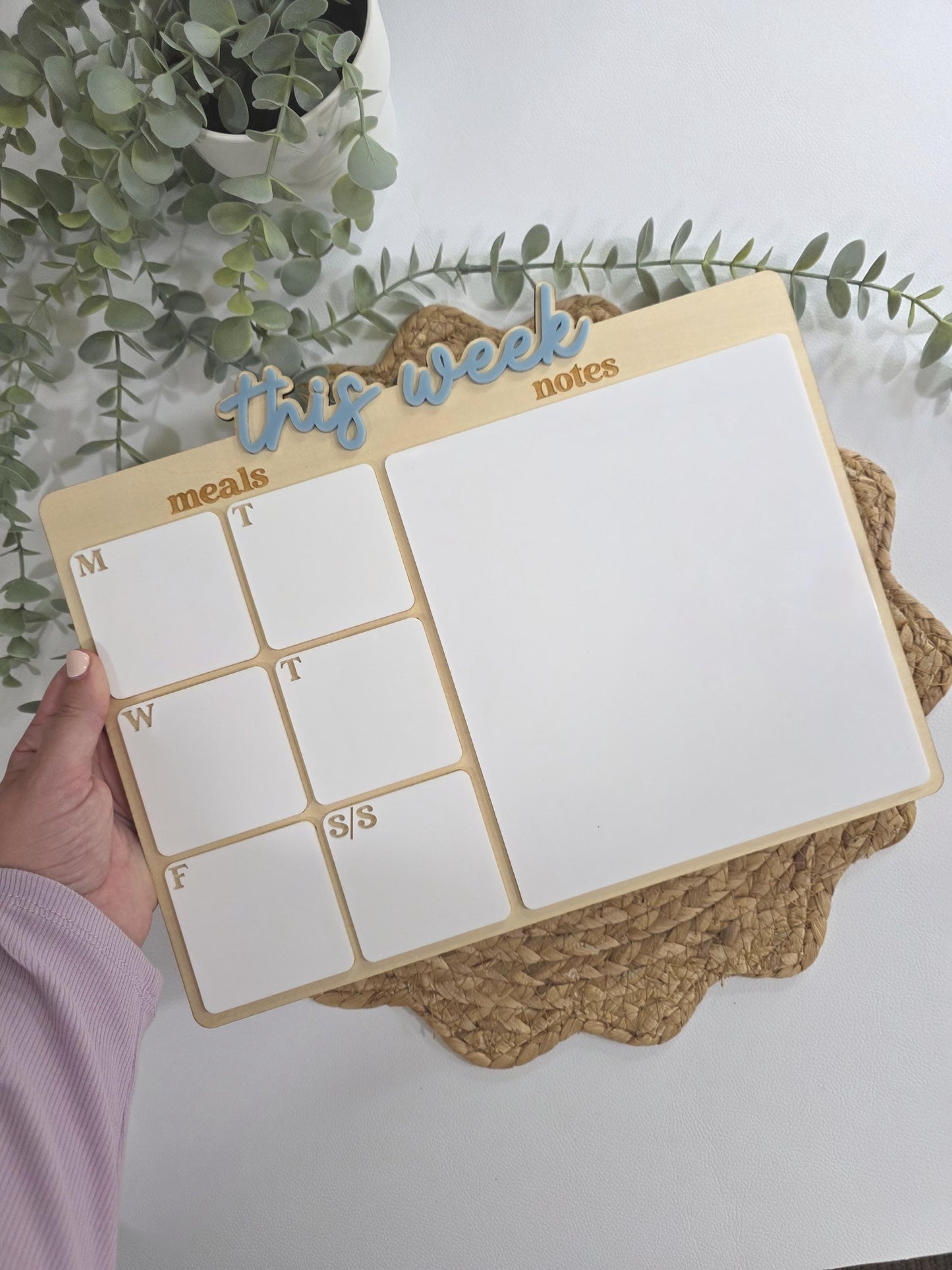 Magnetic Meal Planner and Note Pad
