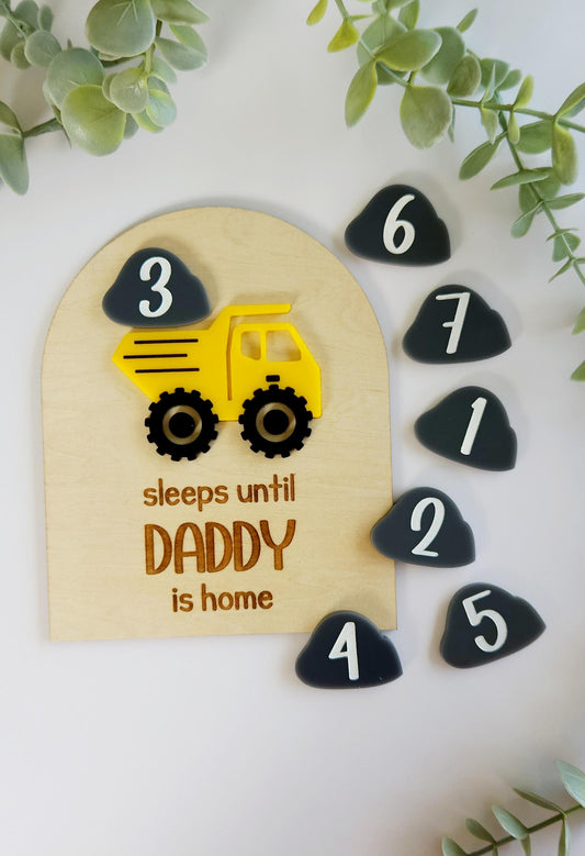FIFO / DIDO Countdown Dump Truck Magnet