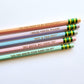 Teacher Engraved Pencils Pack of 5