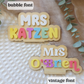 Personalised Teacher Name Desk Stand