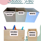 Personalised Pencil Pots - Plastic & Wood