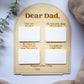 Reasons Why We Love You Stand Personalised Father's Day Gift