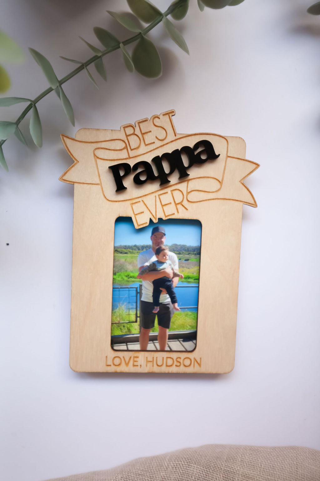 Best Dad Ever Magnetic Photo Frame