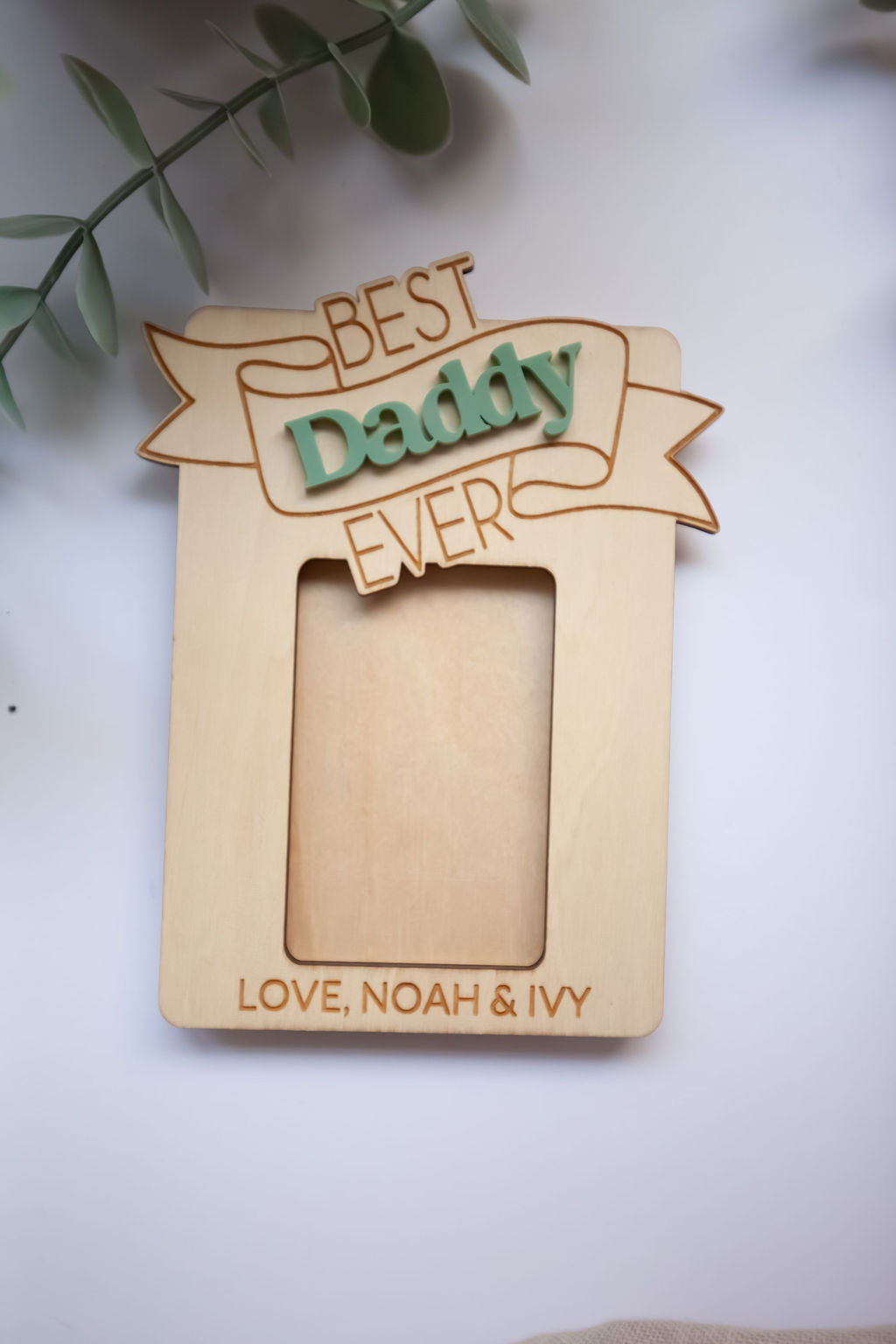 Best Dad Ever Magnetic Photo Frame