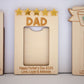 5 Star Dad Magnetic Photo Frame Personalised