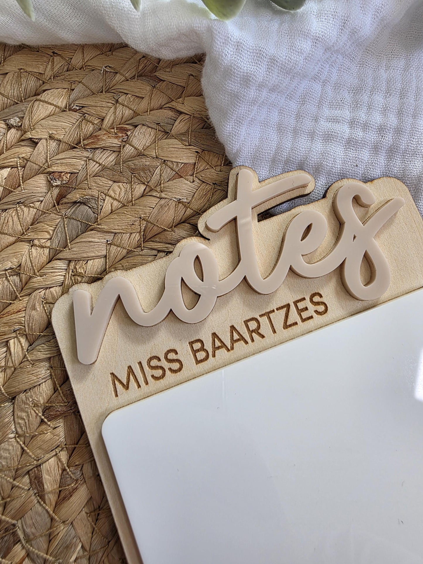 Teacher Dry Erase Note Pad