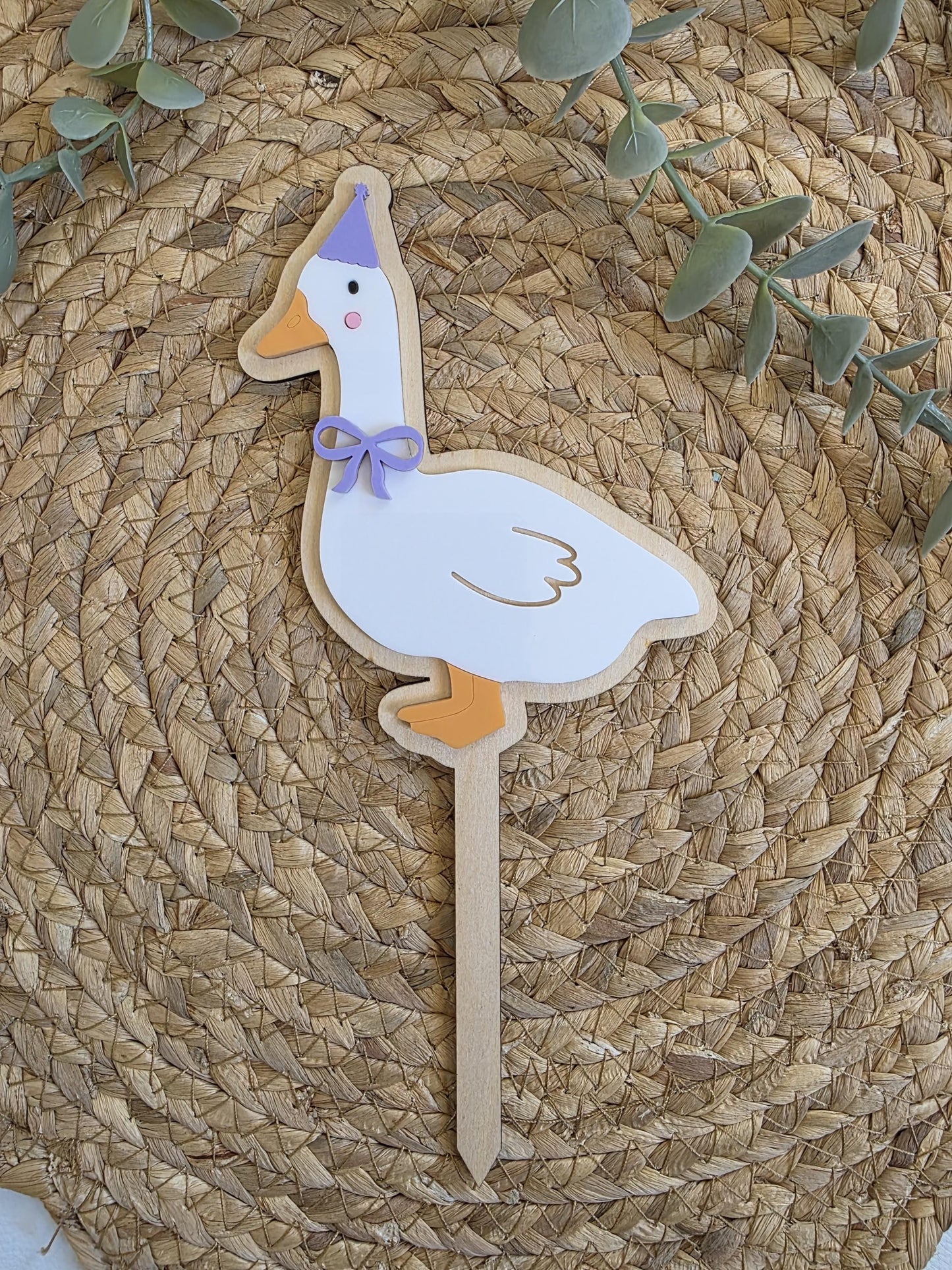 Silly Goose Cake Topper