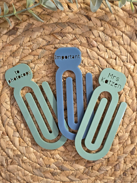 Personalised Jumbo Paperclip