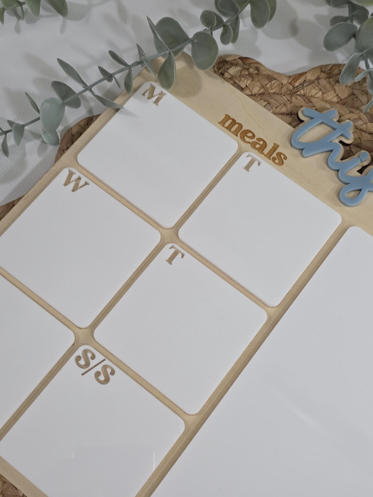 Magnetic Meal Planner and Note Pad