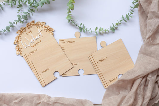 Personalised Family Name Growth Chart