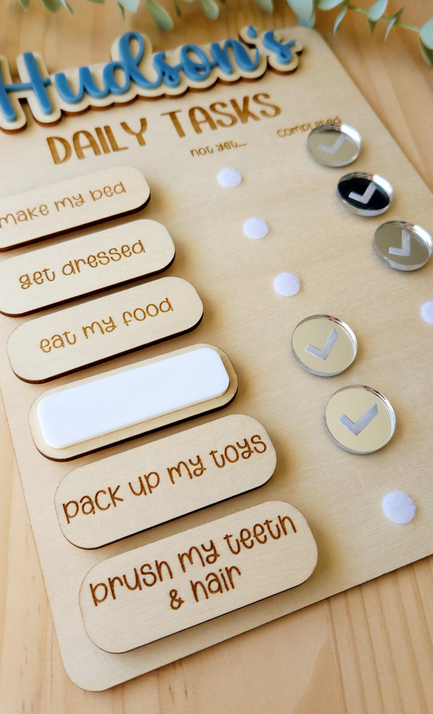 Personalised Daily Tasks Ticks