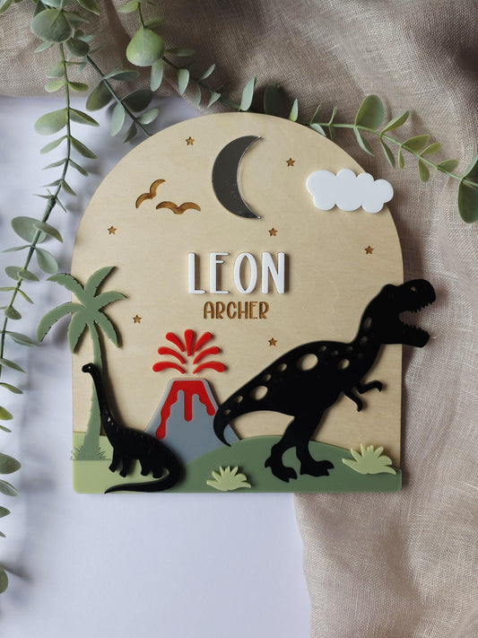 Dinosaur Name Sign
