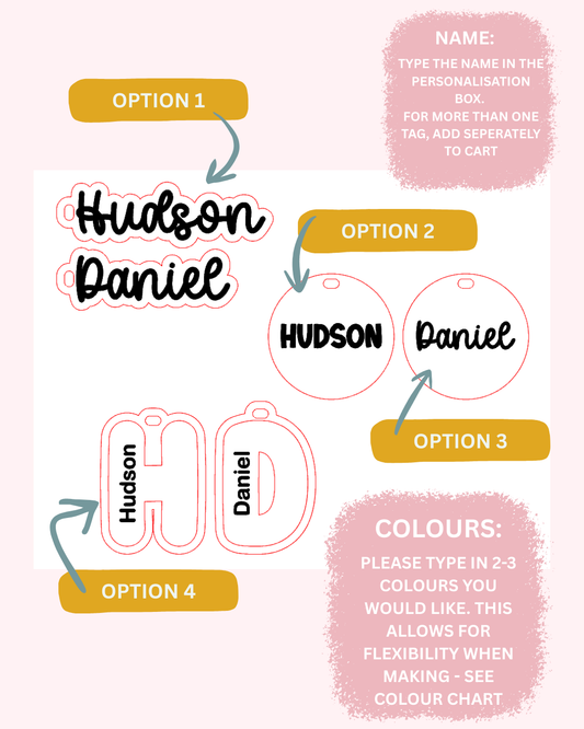 BAG TAG NEW DESIGN OPTIONS