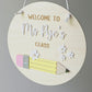 Teacher Name Plaque Pencil