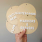 Customised Classroom Circle Labels