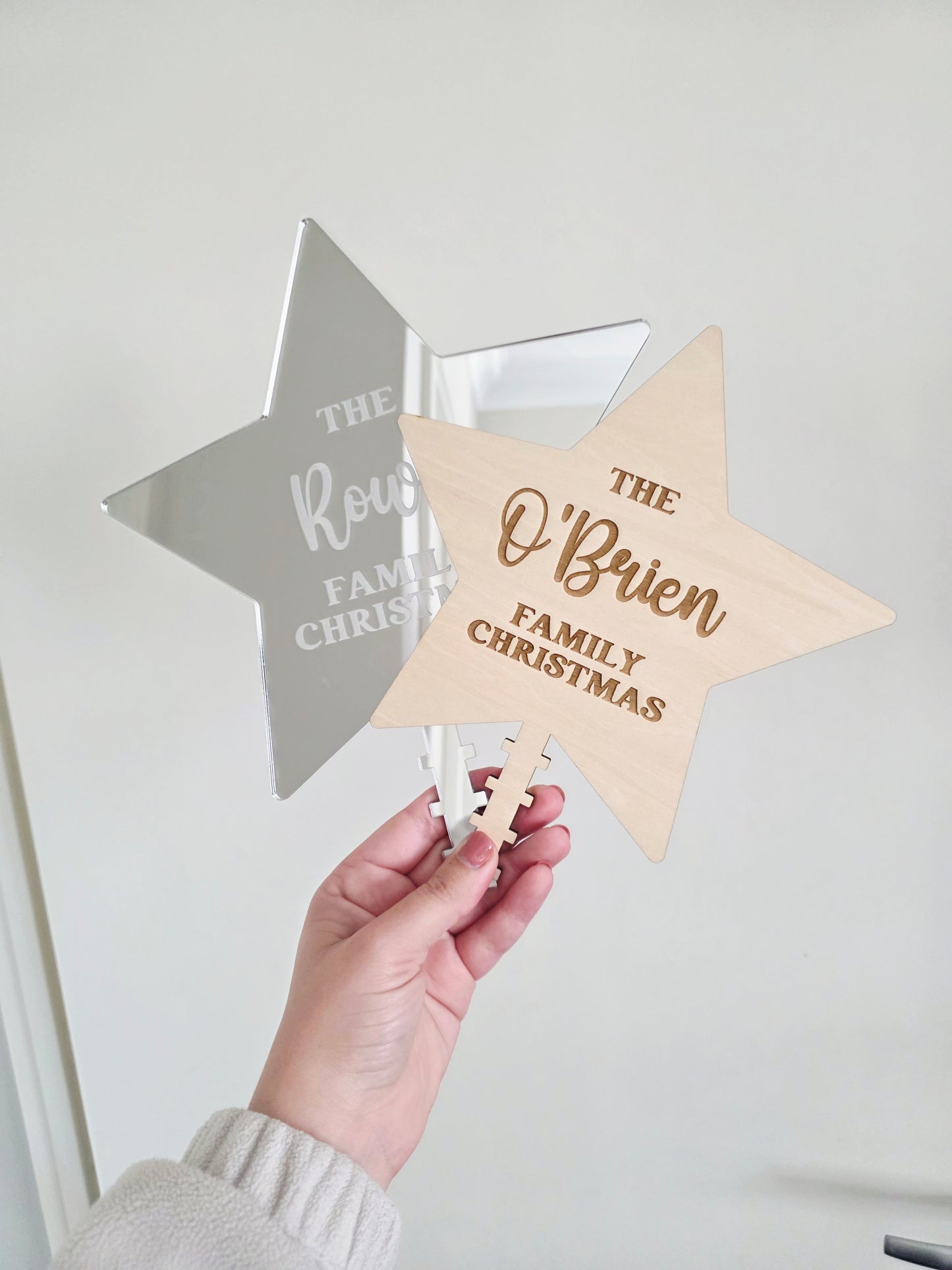 Personalised Christmas Tree Star