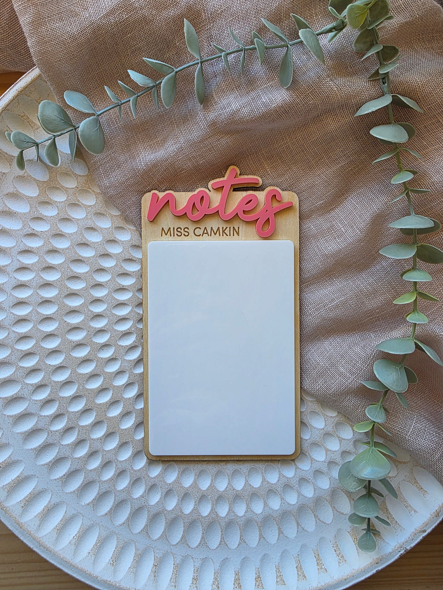 Teacher Dry Erase Note Pad