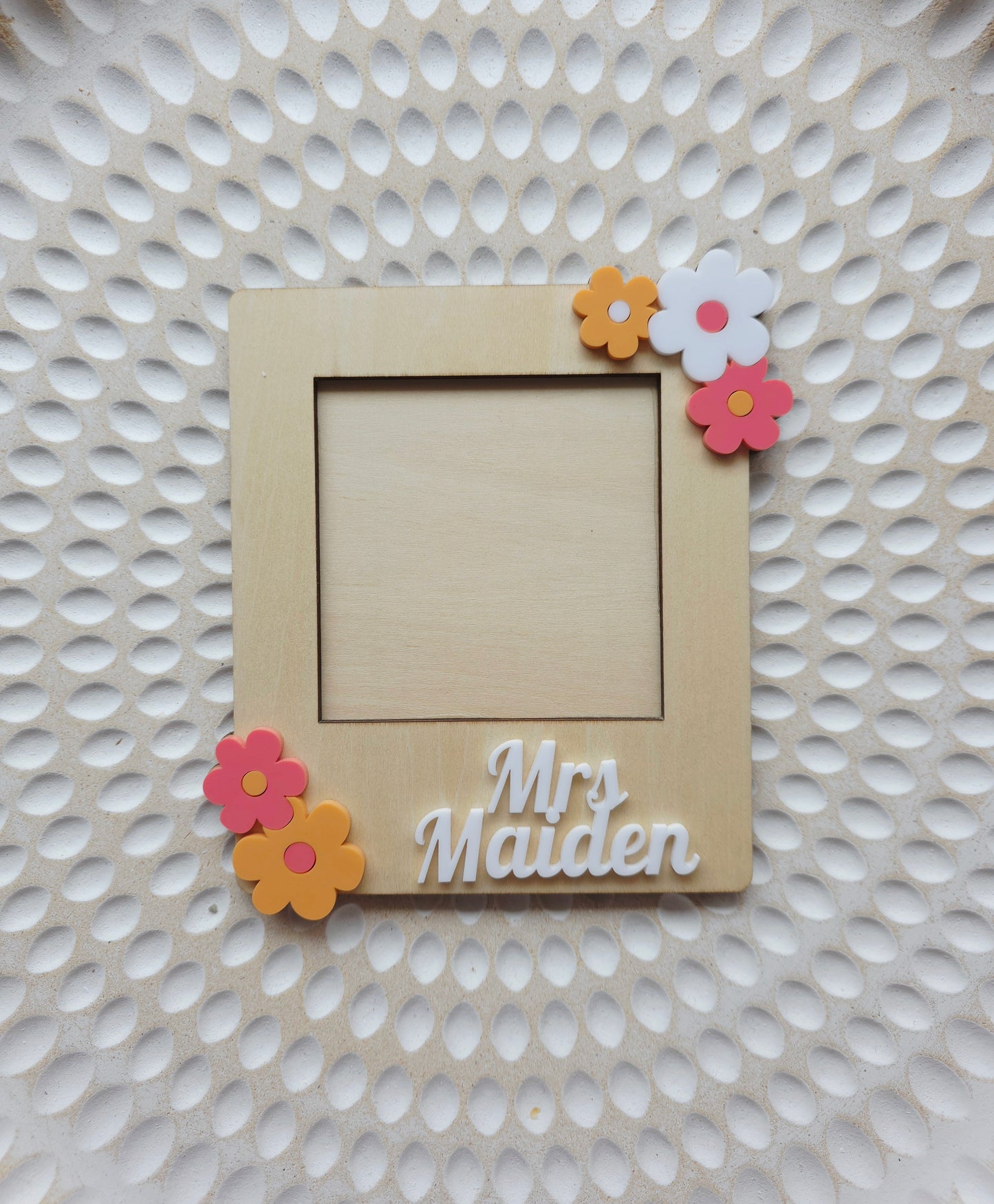 Teacher Sticky Note Holder Flowers