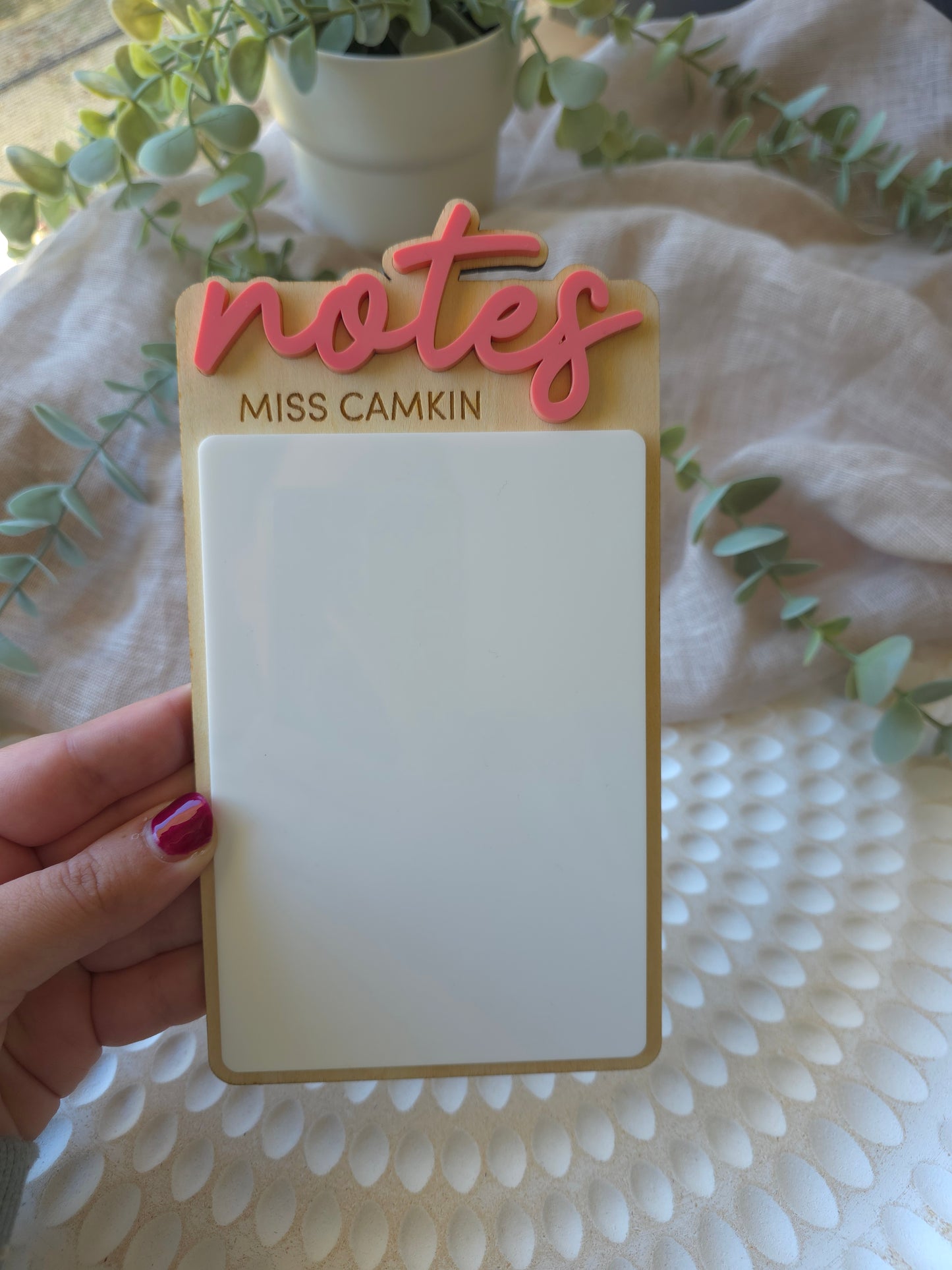 Teacher Dry Erase Note Pad
