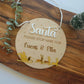Personalised Santa Sleigh & Reindeer Sign