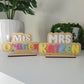 Personalised Teacher Name Desk Stand